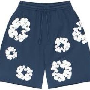 Denim Tears Navy Shorts Size M | Authenic